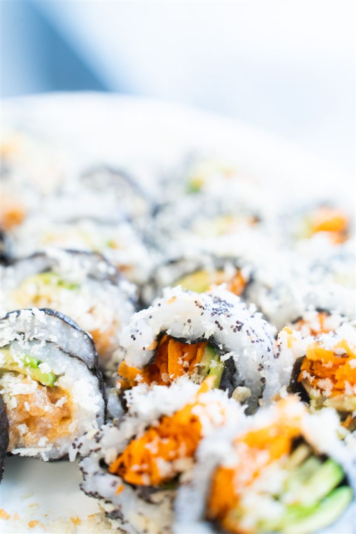 Homemade sushi