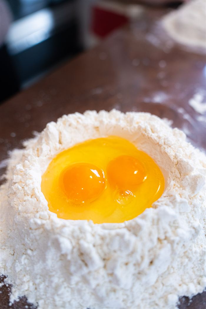 Eggs and flour ready for a Special Class
